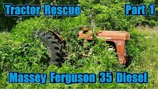 Tractor Rescue: Massey Ferguson 35 Diesel  (Part: 1)