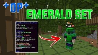 FIRST PLAYER TO GET *OP* EMERALD ARMOR: HYPIXEL SKYBLOCK