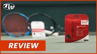 MSV Focus Hex Soft Tennis String Review: 6-sided soft string great as a hybrid or in a full bed!