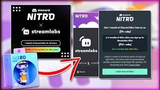 Streamlabs X Discord Nitro CLAIM FREE 3 MONTHS NITRO