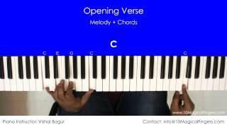 Jeena Jeena - Atif Aslam (Badlapur) Piano Tutorial | Chords | Notations | 10 Magical Fingers