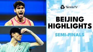 Alcaraz Takes On Medvedev, Sinner Plays Bu | Beijing 2024 Semi-Finals Highlights