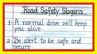 Slogans on road safety | Road safety rules slogan in english | slogans on road safety rules english