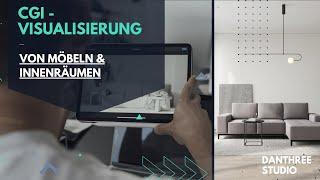 Fotorealistische 3D Visualisierung (CGI)- Innenraum & Möbel