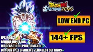 LAG FIX : DRAGON BALL Sparking ZERO on Low end pc | DRAGON BALL Sparking ZERO FPS Boost Guide 2024