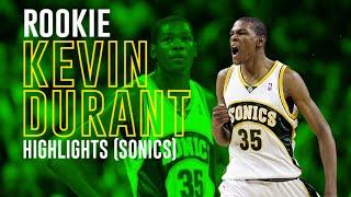 Rookie Kevin Durant Highlights (Sonics)