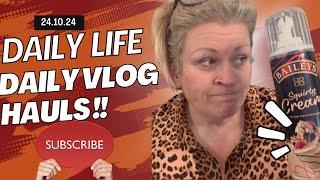 Daily Vlog 24.10.24 #haul #subscribe #dailyvideoblog #dailylife #youtube #dailylife #fyp #calories