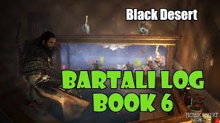 [Black Desert] Bartali Adventure Log Book 6 Guide | AP, HP, Inventory Slot, and More for Your Family