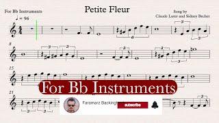 Petite Fleur - sidney bechet - Sheet music & Play along for Bb Instruments