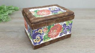 Original Cardboard and Paper Napkin Box