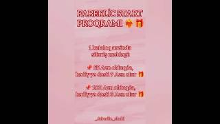 FABERLİC START PROQRAMI - YENİLƏR ÜÇÜN MÖHTƏŞƏM FÜRSƏT!️‍ Kimlər hədiyyələr qazanmaq istəyir? 