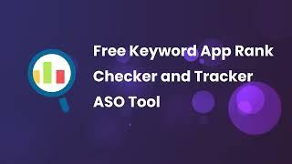 Free Keyword App Rank Checker and Tracker ASO Tool