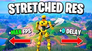 Die Beste STRETCHED RESOLUTION in Fortnite einstellen! (FPS Boost)