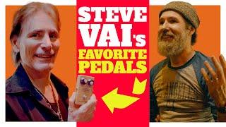 A peek into Steve Vai's pedal closet…