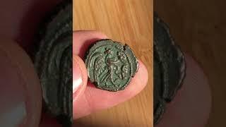 Alexandria, Egypt Ancient Potin Tetradrachm of Roman Emperor Probus