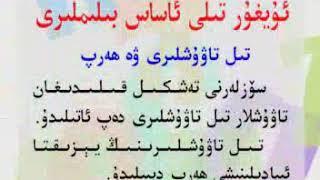 Uyghur tili asas bilimliri