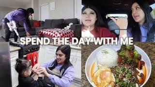 DAY IN MY LIFE mother daughter nail day | Korean bbq bowls | amazon haul.. WE ARE RE DOING HER ROOM