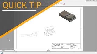 Quick Tip: Auxiliary Views in the Drawings Workspace | Autodesk Fusion 360