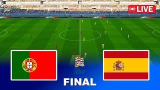 LIVE : PORTUGAL vs SPAIN - UEFA Nations League 2025 Final | Full Match | Pes 21 Stream En Vivo