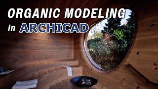 How to model Organic Form styled SPA in Archicad Tutorial