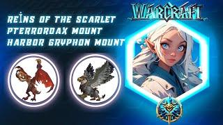 Time to Fly! Wow Quest | Reins of the Scarlet Pterrordax Mount | Harbor Gryphon Mount