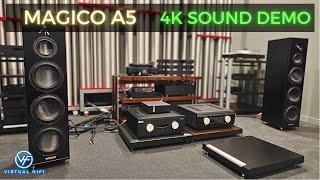 Superb Sound! The Magico A5, Musical Fidelity M8xi, And Metronome Dss - 4k Sound Demo