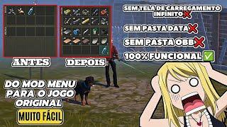 FÁCIL! NOVO MÉTODO PARA COLOCAR MOD MENU NA CONTA ORIGINAL | LAST DAY ON EARTH | #87 [2023]