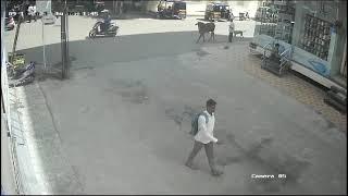 accident CCTV camera capture @solapur