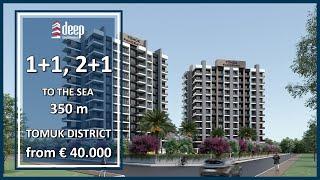 REAL ESTATE IN TURKEY. APARTMENTS AT THE SEASIDE WITH A SEA VIEW. NEW COMPLEX WITH POOL