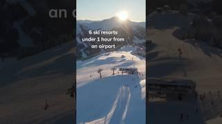 Quick Ski Break? The Closest Ski Areas to an Airport in Europe 
