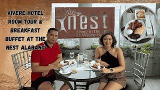 Vivere Hotel Room Tour & Breakfast Buffet at The Nest Alabang