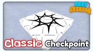 How To Make Classic Checkpoint Tutorial || Roblox - Obby Creator