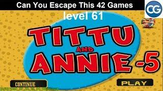 [Walkthrough] Can You Escape This 151 Games level 61 - Tittu and annie 5 - Complete Game