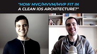 How MVC/MVVM/MVP fit in a clean iOS architecture?