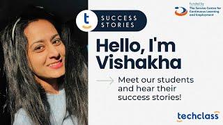 From QA to Cybersecurity: Vishakha’s Journey with TechClass  | TechClass Student Success Stories