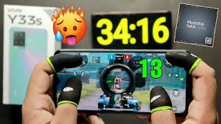 Vivo Y33s PUBG Test  Heating, Max Graphics, FPS Meter  MediaTek Helio G80 Gaming Review