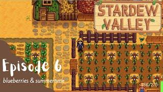 Stardew Valley Let's Play: Episode 6 - Blueberries & Summertime