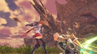 A Gathering in Torna . Cutscene . Addam vs Lora . Fight Scene. Xenoblade 2: Torna