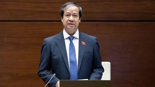 Truyền hình trực tiếp: Quốc hội tiếp tục chất vấn về lĩnh vực tài chính và giáo dục và đào tạo
