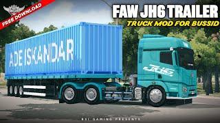 FAW JH6 TRAILER Truck mod for Bussid | bussid New mod | BSI Gaming