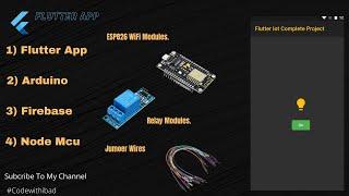 2) Flutter IoT | Flutter &Firebase IoT | Flutter Connect to IoT Device | Database Setup For Flutter