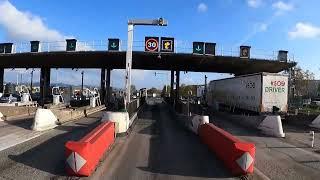 France. Autoroute A43- Italia. Autostrada A32. Lyon- Chambéry- Tunnel du frejus- Oulx. 15.11.2024.