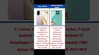Honor 200 5G vs Motorola Edge 60 Fusion Comparison #shorts #short #honor200 #motorolaedge60fusion