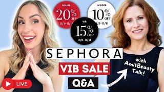 SEPHORA SALE SPECIAL with AMITBEAUTYTALK! What's in our carts??