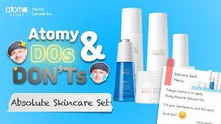 Atomy Canada DOs & DON'Ts Ep2- Absolute Skin Care Set