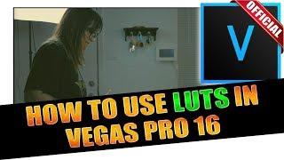 How to use LUT Look Up Tables EASY ‍ VEGAS Pro 16 Tutorial #53 ️