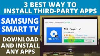 How to Install Third-Party Apps in Samsung Smart TV that is Not Available In App Store -3 Easy Fixes