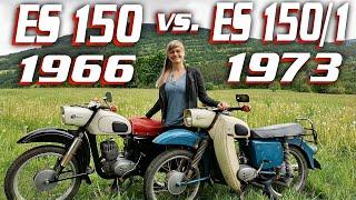 MZ ES 150 (1966) vs. MZ ES 150/1 Trophy (1973) Technik Vergleich Unterschied DDR Fahrzeuge Oldtimer