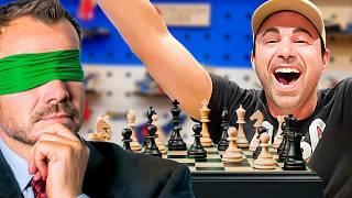 Can Mark Rober Beat A Chess Master Blindfolded?