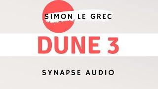 Synapse Audio | Dune 3 | Factory Bass Presets 2